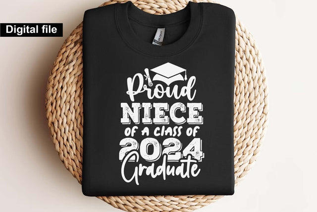 Proud niece of a class of 2024 graduate svg, Niece graduation svg, Graduation t shirt svg, Graduation 2024, Proud graduation 2024 svg, Class of 2024 svg, Funny graduation svg, Graduate cut files, Graduation mug svg SVG Isabella Machell 