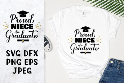 Proud niece of a graduate SVG. Graduation family design SVG LaBelezoka 