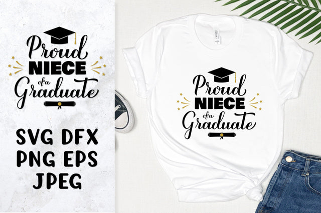 Proud niece of a graduate SVG. Graduation family design SVG LaBelezoka 