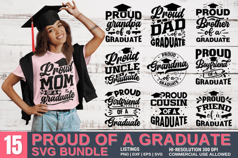 Proud Of A Graduate SVG Bundle SVG Designangry 