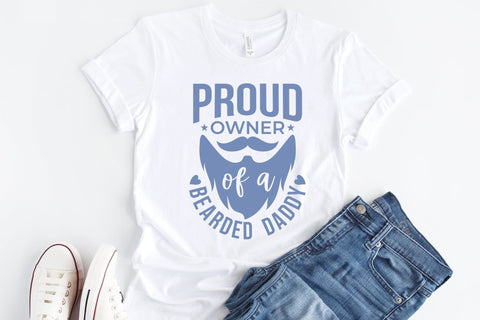 Proud Owner of a Bearded Daddy, Fathers Day SVG SVG CraftLabSVG 