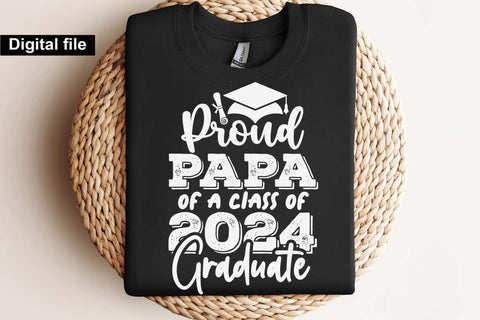 Proud papa of a class of 2024 graduate svg, Graduation t shirt svg, Graduation 2024, Proud graduation 2024 svg, Class of 2024 svg, Funny graduation svg, Graduate cut files, Graduation mug svg SVG Isabella Machell 