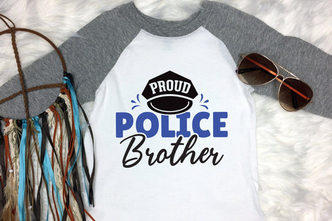Proud Police Brother, Police Sayings SVG SVG CraftLabSVG 