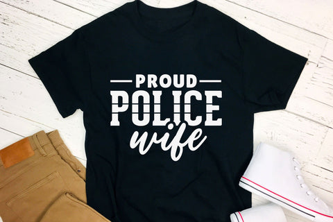 Proud Police Wife, Police Sayings SVG SVG CraftLabSVG 