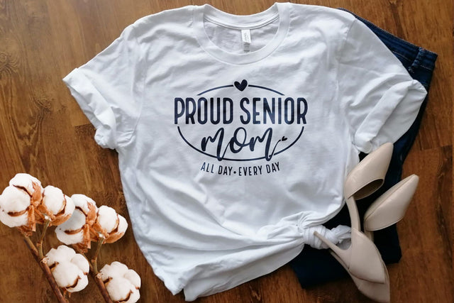 Proud Senior Mom Svg File, Senior Mom Svg, Senior Svg, Class of 2024 Svg, 2024 Grad Svg, Graduation Shirt Svg, Senior mom 2024 svg SVG DesignDestine 