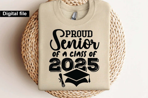 Proud senior of a class of 2025, senior t shirt , senior graduate t shirt svg SVG Isabella Machell 