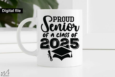 Proud senior of a class of 2025, senior t shirt , senior graduate t shirt svg SVG Isabella Machell 