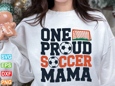 Proud Soccer Mama SVG, Sports Mom Cut File (Digital Download) SVG artprintfile 