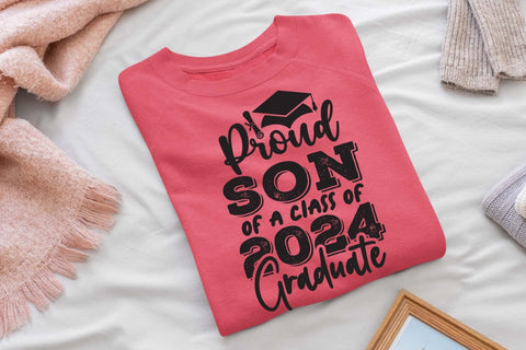 Proud son of a class of 2024 graduate svg, Graduation t shirt svg, Graduation 2024, Proud graduation 2024 svg, Class of 2024 svg, Funny graduation svg, Graduate cut files, Graduation mug svg, proud son t shirt svg, SVG Isabella Machell 