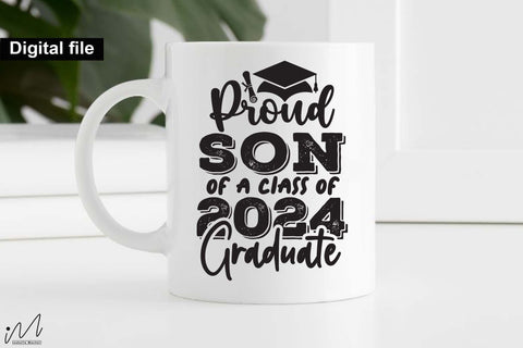 Proud son of a class of 2024 graduate svg, Graduation t shirt svg, Graduation 2024, Proud graduation 2024 svg, Class of 2024 svg, Funny graduation svg, Graduate cut files, Graduation mug svg, proud son t shirt svg, SVG Isabella Machell 
