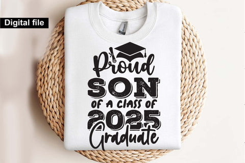 Proud son of a class of 2025 graduate, graduate t shirt svg SVG Isabella Machell 