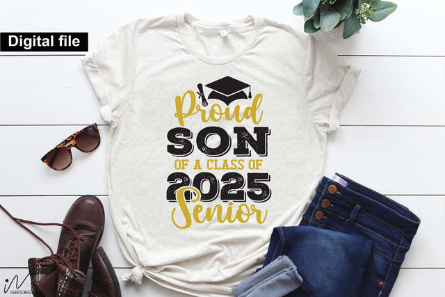 Proud son of a class of 2025 senior, Senior graduation t shirt svg SVG Isabella Machell 