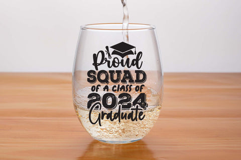 Proud squad of a class of 2024 graduate svg, Graduation t shirt svg, Graduation 2024, Proud graduation 2024 svg, Class of 2024 svg, Funny graduation svg, Graduate cut files, Graduation mug svg SVG Isabella Machell 