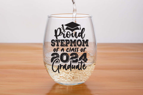 Proud stepmom of a class of 2024 graduate svg, Graduation t shirt svg, Graduation 2024, Proud graduation 2024 svg, Class of 2024 svg, Funny graduation svg, Graduate cut files, Graduation mug svg SVG Isabella Machell 