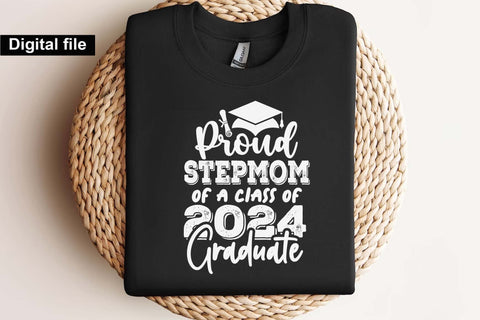 Proud stepmom of a class of 2024 graduate svg, Graduation t shirt svg, Graduation 2024, Proud graduation 2024 svg, Class of 2024 svg, Funny graduation svg, Graduate cut files, Graduation mug svg SVG Isabella Machell 