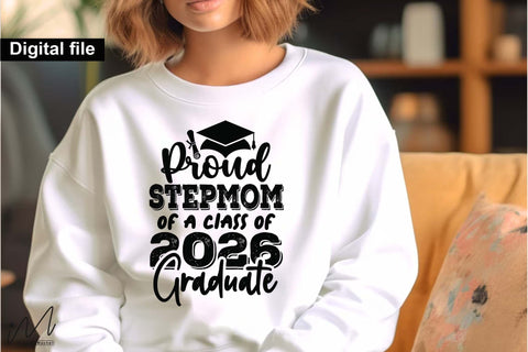 Proud Stepmom of a Class of 2026 Graduate SVG SVG Isabella Machell 