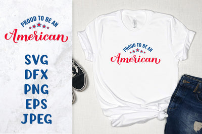Proud to be an American SVG. Patriotic quote. 4th of July SVG LaBelezoka 