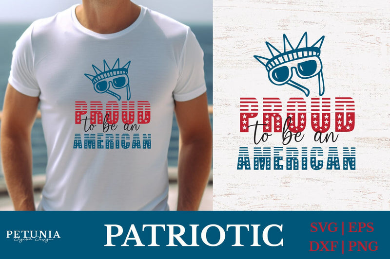 Proud to be an American Svg | Patriotic SVG SVG Petunia Digital Design 
