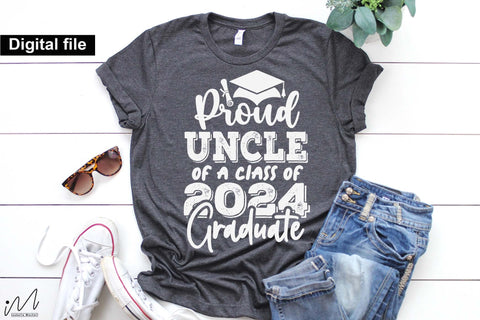 Proud uncle of a class of 2024 graduate svg, Graduation t shirt svg, Graduation 2024, Proud graduation 2024 svg, Class of 2024 svg, Funny graduation svg, Graduate cut files, Graduation mug svg SVG Isabella Machell 
