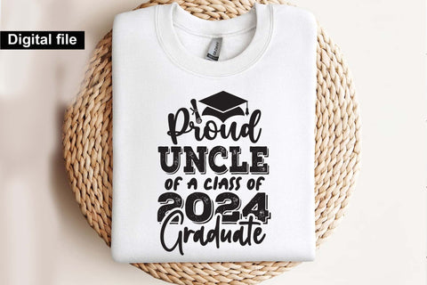 Proud uncle of a class of 2024 graduate svg, Graduation t shirt svg, Graduation 2024, Proud graduation 2024 svg, Class of 2024 svg, Funny graduation svg, Graduate cut files, Graduation mug svg SVG Isabella Machell 