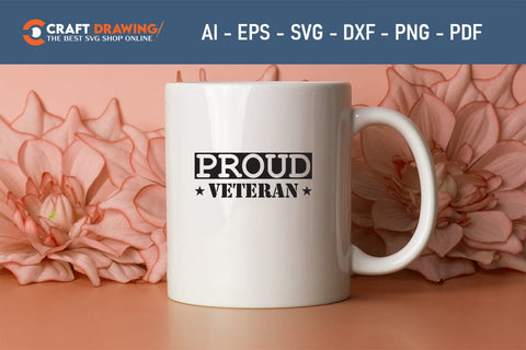 Proud Veteran Svg, Military Svg, Patriotic Svg, Veteran Png, Soldier Svg, Army Svg, Veterans Day Svg - Printable, Cricut & Silhouette Files SVG Debashish Barman 