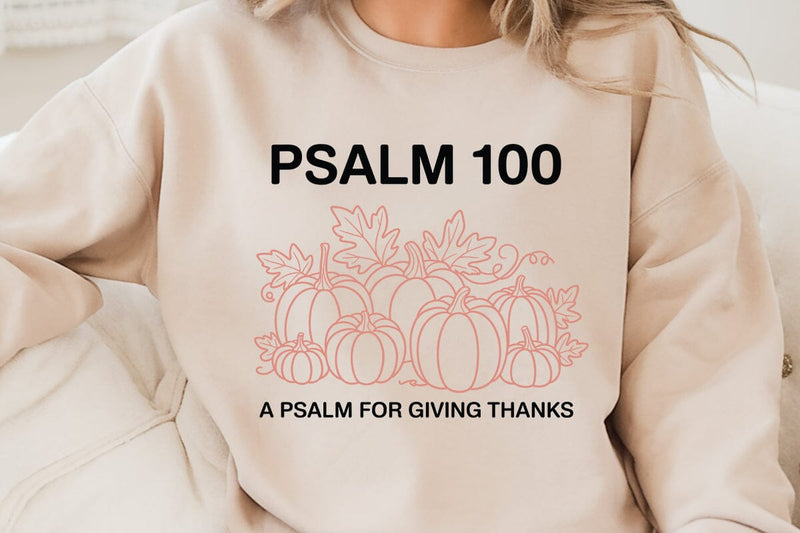Psalm 100 A Psalm For Giving Thanks SVG Angelina750 