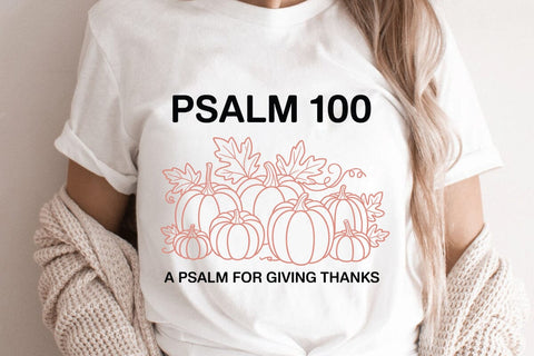 Psalm 100 A Psalm For Giving Thanks SVG Angelina750 