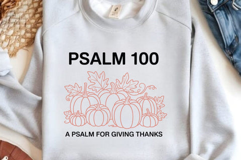 Psalm 100 A Psalm For Giving Thanks SVG Angelina750 