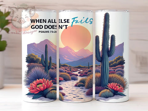 Psalms 7326 Tumbler Wrap, God Doesn’t Tumbler, Psalms 7326, 20oz Tumbler Wrap, Sublimation Design, Christian Gift, Inspirational Drinkware, Faith-Based Decor Sublimation Lara' s Designs 