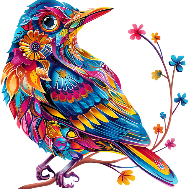 Psychedelic Bird,Illustrator Clipart,Quotes and Sayings,Food & Drink,On Sale, Print & Cut Sublimation Newmockups 