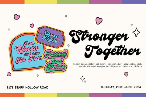 Psychedelic - Groovy Font Font Alpaprana Studio 