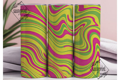 Psychedelic Swirl Abstract 20oz Tumbler Sublimation sassyprint 