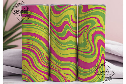 Psychedelic Swirl Abstract 20oz Tumbler Sublimation sassyprint 