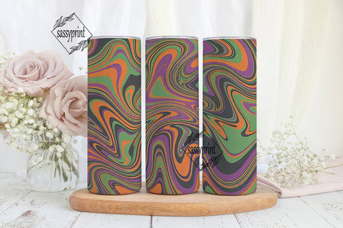 Psychedelic Swirl Abstract 20oz Tumbler Sublimation sassyprint 
