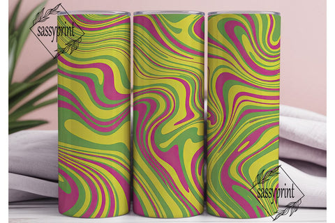 Psychedelic Swirl Abstract 20oz Tumbler Sublimation sassyprint 