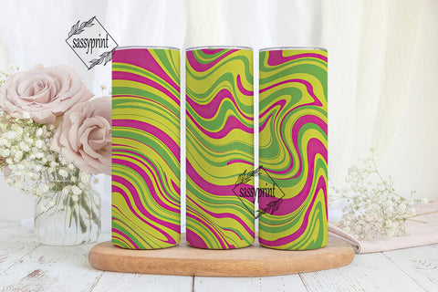 Psychedelic Swirl Abstract 20oz Tumbler Sublimation sassyprint 