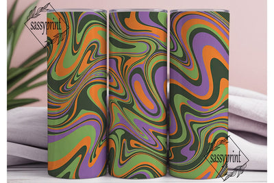 Psychedelic Swirl Abstract 20oz Tumbler Sublimation sassyprint 