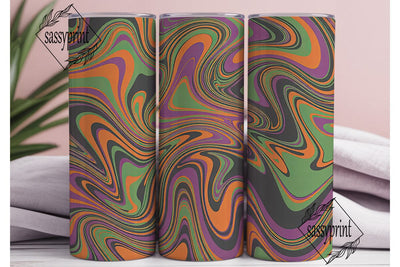 Psychedelic Swirl Abstract 20oz Tumbler Sublimation sassyprint 