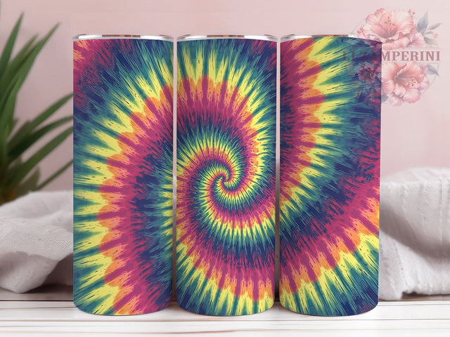Psychedelic Tie Dye Tumbler Wrap, Seamless Sublimation Design, Psychedelic Tumbler Template, 20oz Tumbler Wrap, Hippie Tumbler Design, Custom Tie Dye Wrap Sublimation Li Zamperini 