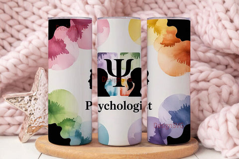 Psychology Tumbler Wrap Sublimation DesignSVG 