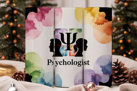 Psychology Tumbler Wrap Sublimation DesignSVG 