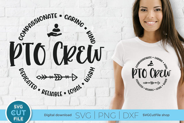 PTO svg, PTO crew, PTA tribe, Parent Teacher organization SVG SVG Cut File 