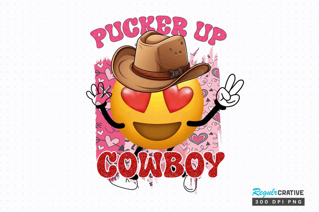 Pucker up cowboy PNG 21 Sublimation Regulrcrative 