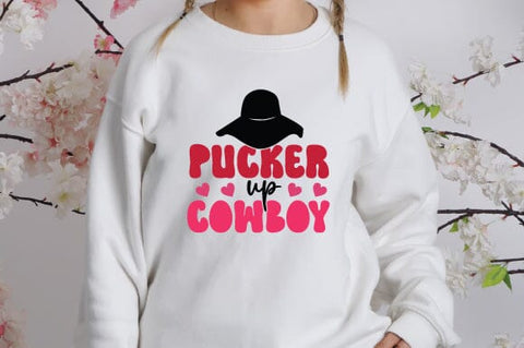 Pucker up cowboy retro svg design SVG sk.swapon Roy 