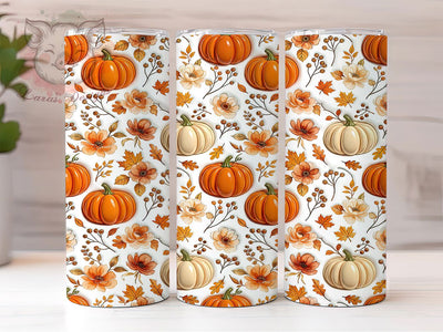 Puffy Pumpkin Fall 20oz Tumbler, Puffy Pumpkin, Pumpkin Fall, Puffy Fall, Pumpkin Tumbler, 20oz Tumbler, Fall Tumbler, Tumbler Wrap Sublimation Lara' s Designs 