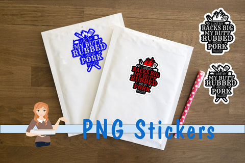 Pulled Pork Bundle Stickers SVG Family Creations 