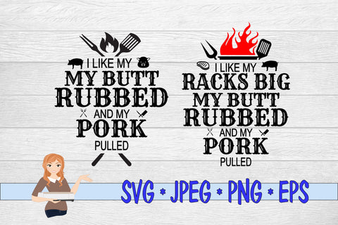 Pulled Pork Bundle SVG Family Creations 