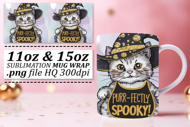 Pumpkin 11oz/15oz Mug Wrap Halloween Sublimation Fall Sublimation afrosvg 