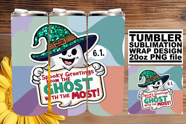 Pumpkin 20oz Tumbler Wrap Sublimation Halloween Fall Design Sublimation afrosvg 