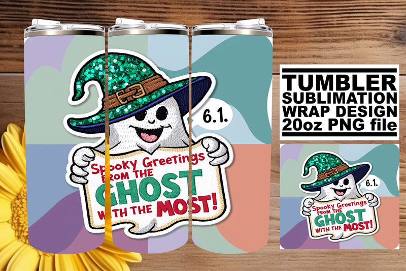 Pumpkin 20oz Tumbler Wrap Sublimation Halloween Fall Design Sublimation afrosvg 